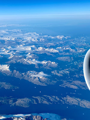 Southeast coast of Greenland from air