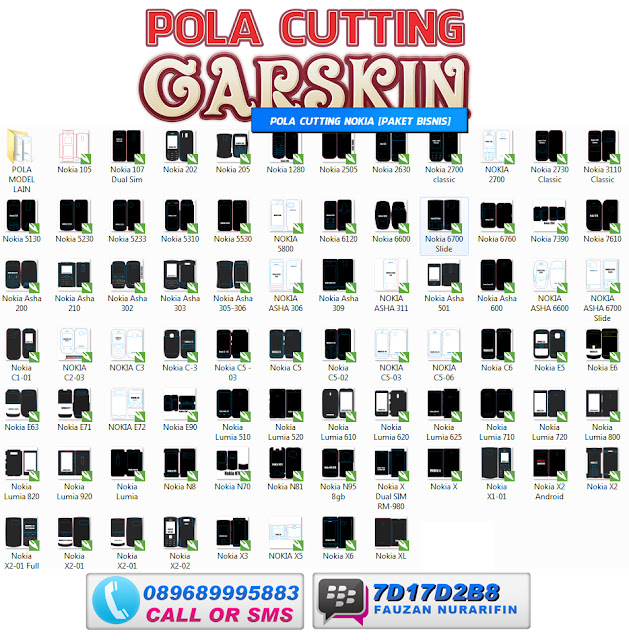 Pola Cutting NOKIA [Paket Bisnis]