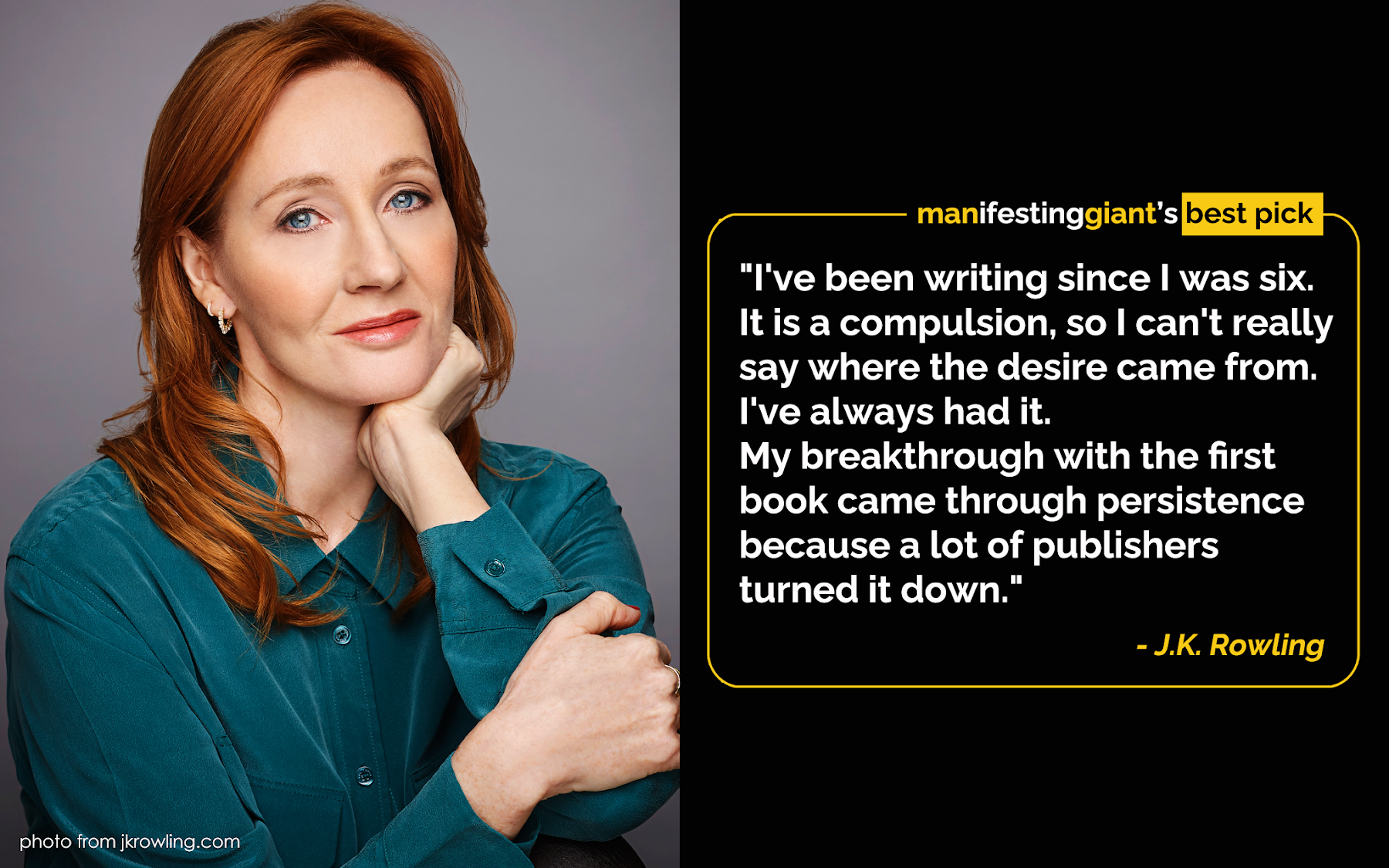 This image includes a quote from J.K. Rowling