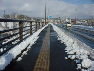 思い出の初詣 行きの道路