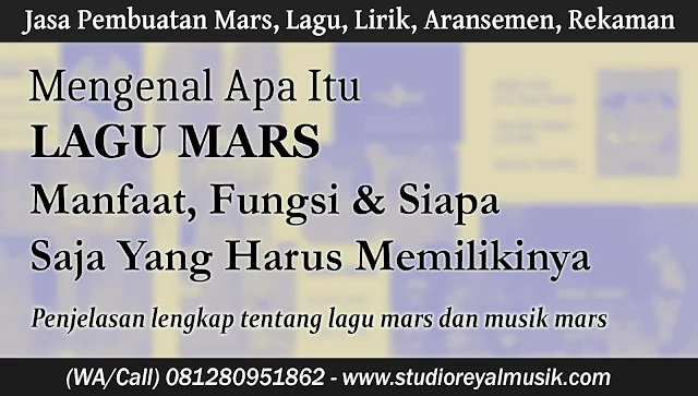 pengertian manfaat fungsi lagu mars, musik mars, definisi, ciri, contoh lagu musik mars