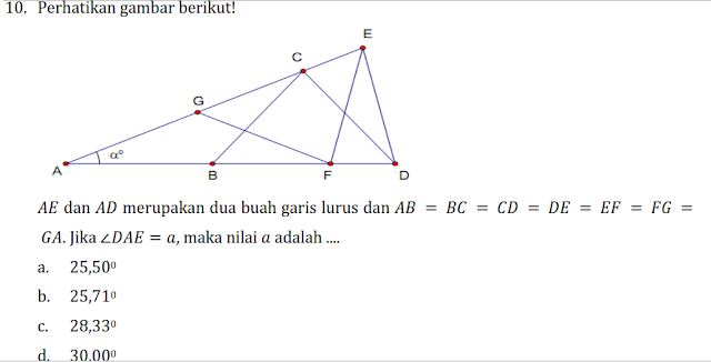 LATIHAN PERSIAPAN OSK MATEMATIKA SMP 2017 KEEMPAT