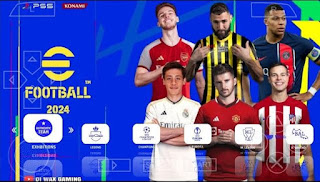 Download PES PPSSPPP ISO 2024 HD New Full Transfer And Kits Season 2023-24 English Commentary Camera PS5