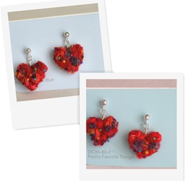 heart earrings