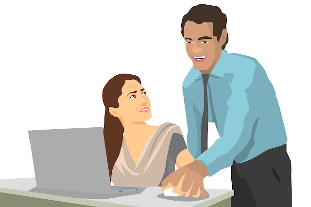 Prevention of Sexual Harassment: Man and Woman - No Copyright Image