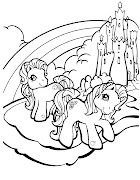 Dibujos animados para colorear: Mi pequeño pony para colorear (dibujos infantiles caballos)