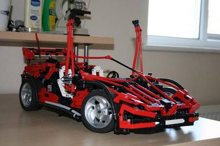 LEGO bricks version Bugatti Veyron