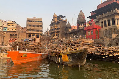 Varanasi, also known as Benares, is a city located on the banks of the River Ganges in the Indian state of Uttar Pradesh, 320 kilometres (200 mi) southeast of state capital Lucknow. It is the spiritual capital of India and the holiest of the seven sacred cities (Sapta Puri) in Hinduism and Jainism, and played an important role in the development of Buddhism. It is one of the oldest continuously inhabited cities in the world and probably the oldest in India. The city is known for its many ghats, temples and its special association with the River Ganges.