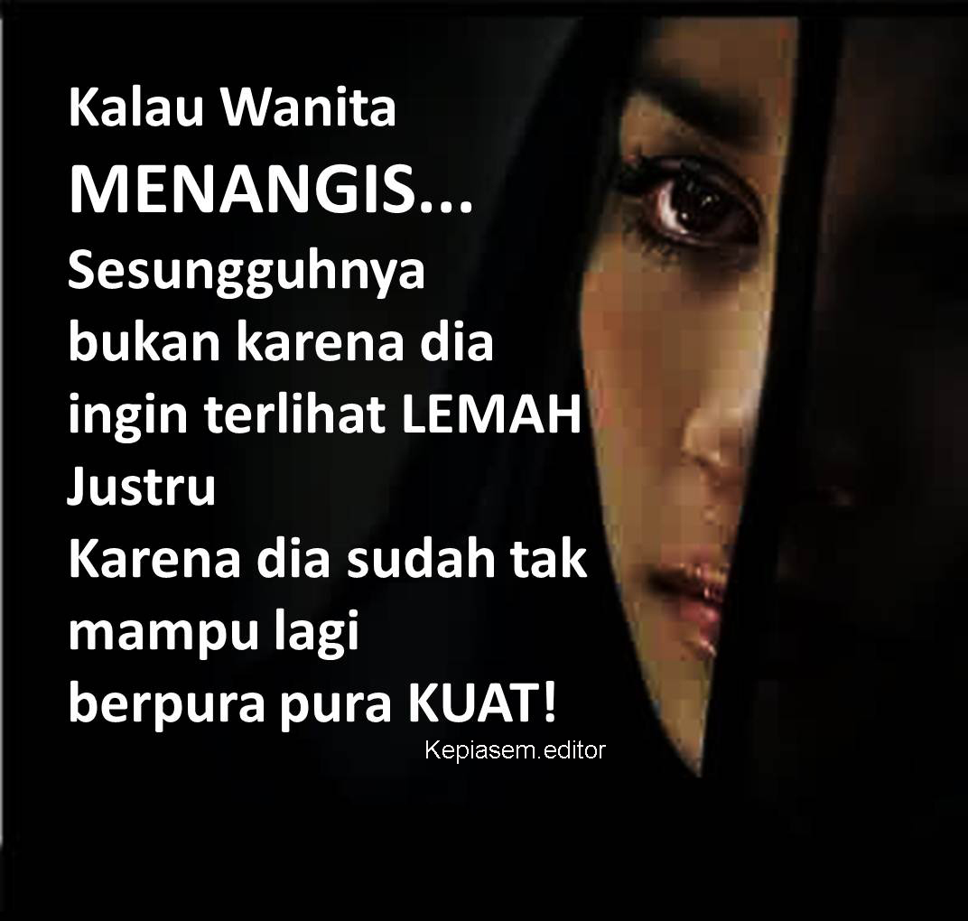 Gambar Dp Bbm Wanita Menangis Update Status