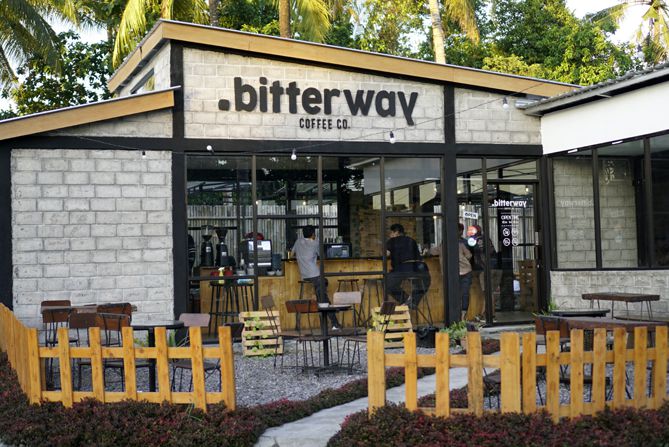 Kedai kopi Bitterway Coffee and Co di Condongcatur