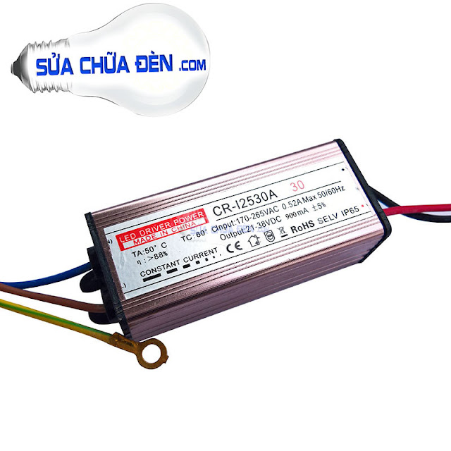 driver led đèn pha 30w