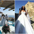 First photos from Stephaine Coker’s white wedding in Greece
