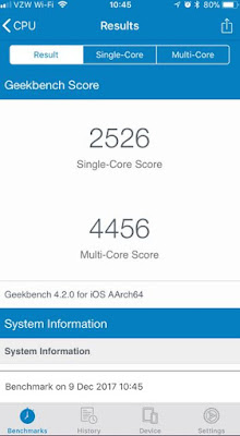 hasil benchmark setelah ganti baterai