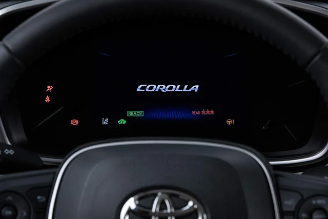 Novo Toyota Corolla Híbrido 2020 - interior 