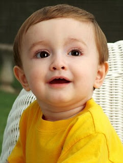 Cute Baby Boy Posing for Photo Picture