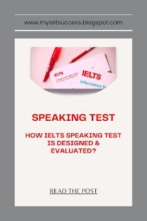 The image shows the further link to read about IELTS speaking test