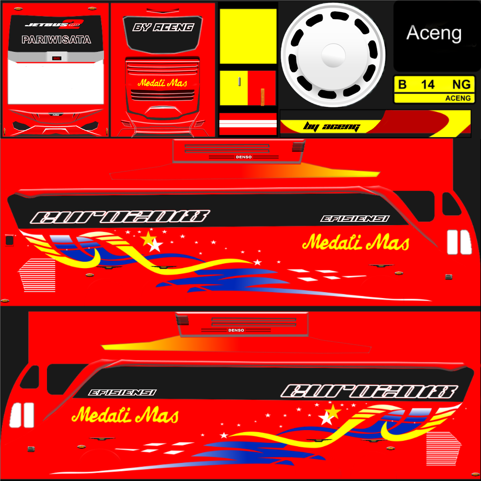 Download 23+ Livery / Template BUSSID (Bus Simulator Indonesia) Keren