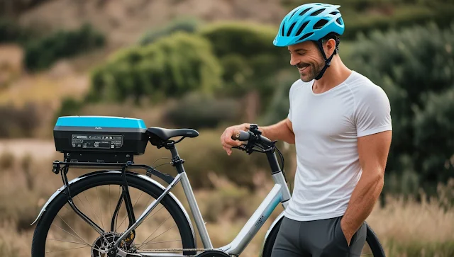 Electric Motor for Bicycle with Battery