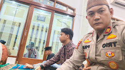 Ini Pesan Kamtibmas Kapolsek Juntinyuat Usai Sholat Tarawih Keliling 