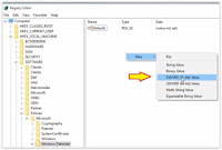 disable or enable Windows Defender in Windows 10