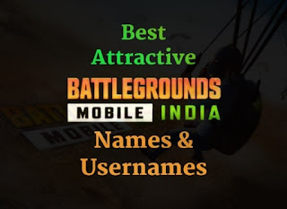 best names for battlegrounds mobile india
