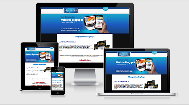 Template Landingpage Blogger Responsive Design