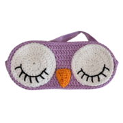 antifaz búho a crochet