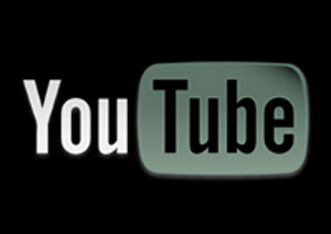 youtube logo b&w