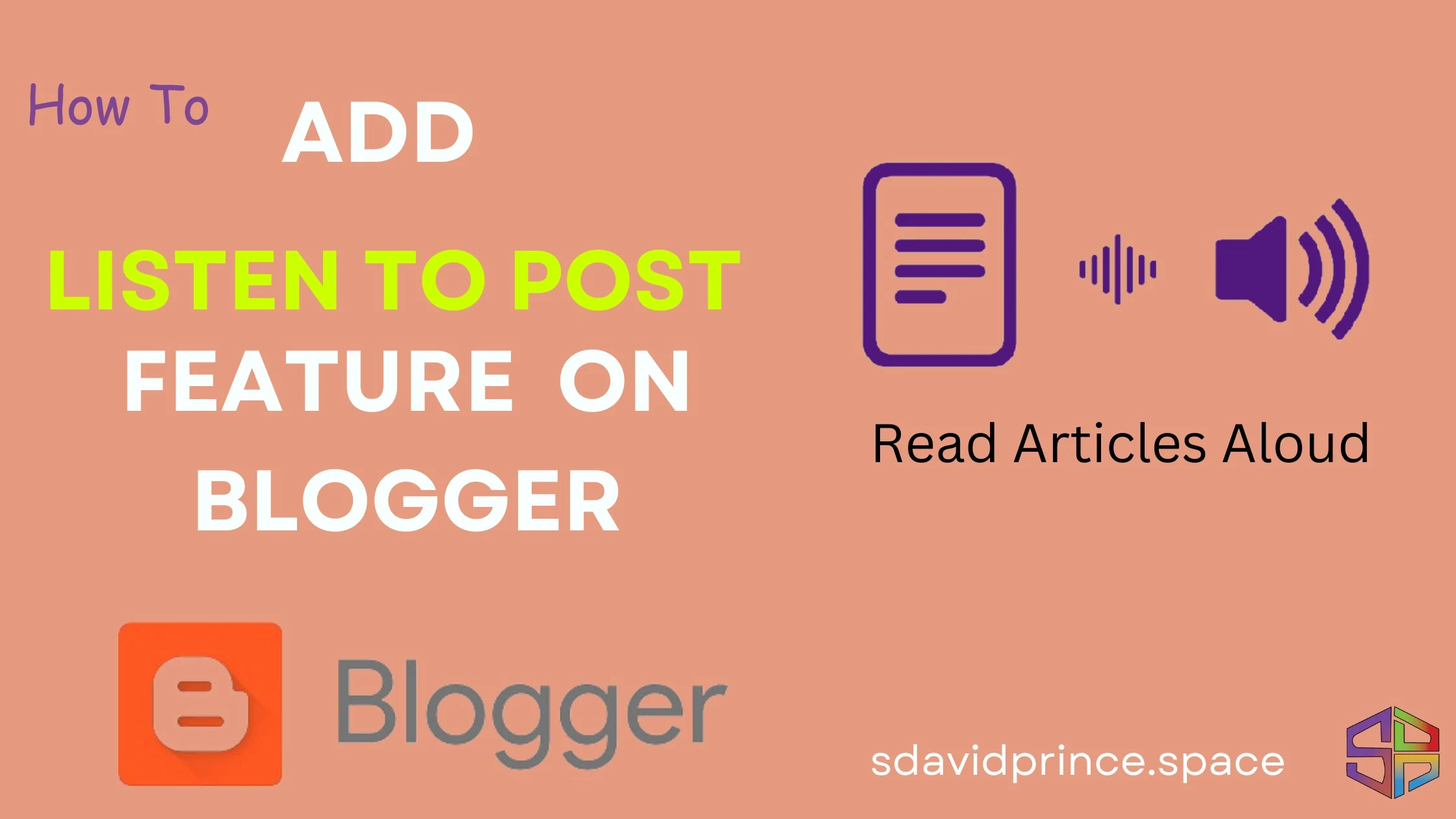 Add Read Articles aloud on Blogger