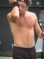 Nicolas Massu Shirtless on Miami Open