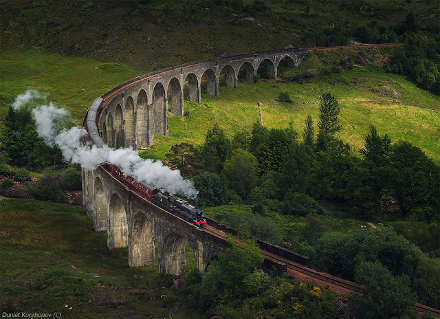 Bridge Glenfinnan Viaduct Scozia