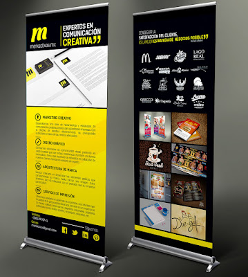 economy Roll Up Retractable Banner Stand
