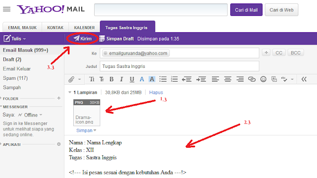 Cara Mengirim Tugas Melalui Email