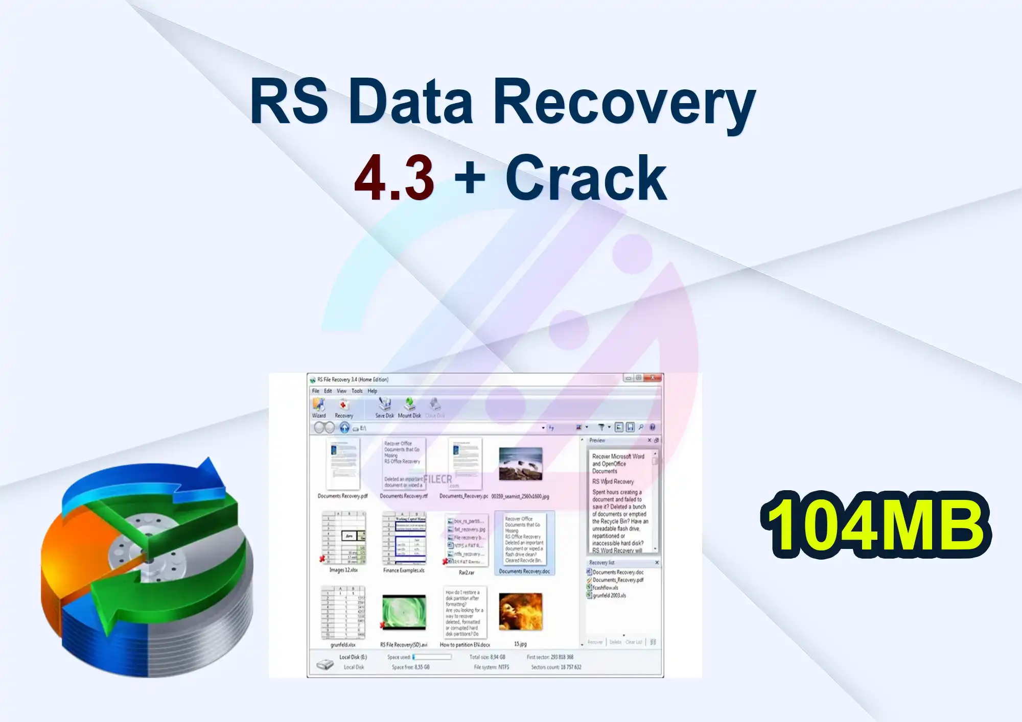RS Data Recovery 4.3 + Crack