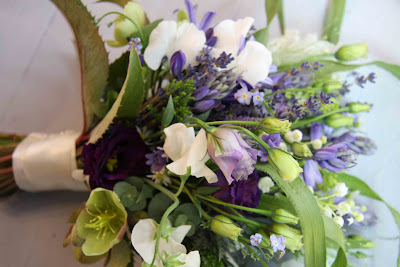 Wedding Flowers Bouquet on Flower Design Events  Wild Wedding Bouquet In Lavender  Violet  Sage