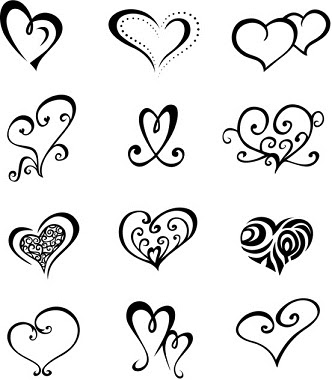 heart tattoo designs easy tattoo designs