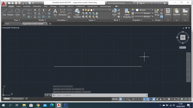 Tutorial Cara Menghitung dan Membuat Sudut di AutoCAD