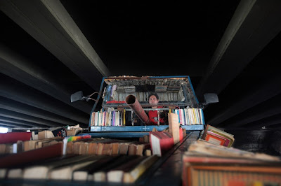 Moving Tank Library That Gives Out Books Seen On www.cars-motors-modification.blogspot.com