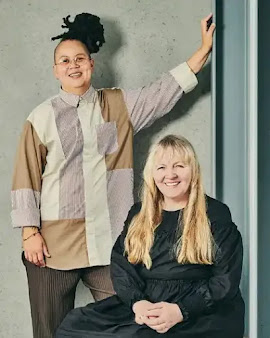 Meg Onli and Chrissie Iles. Photo: The Whitney Museum of American Art.