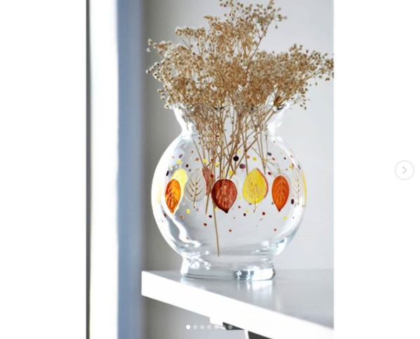 painted vase from Beed Design