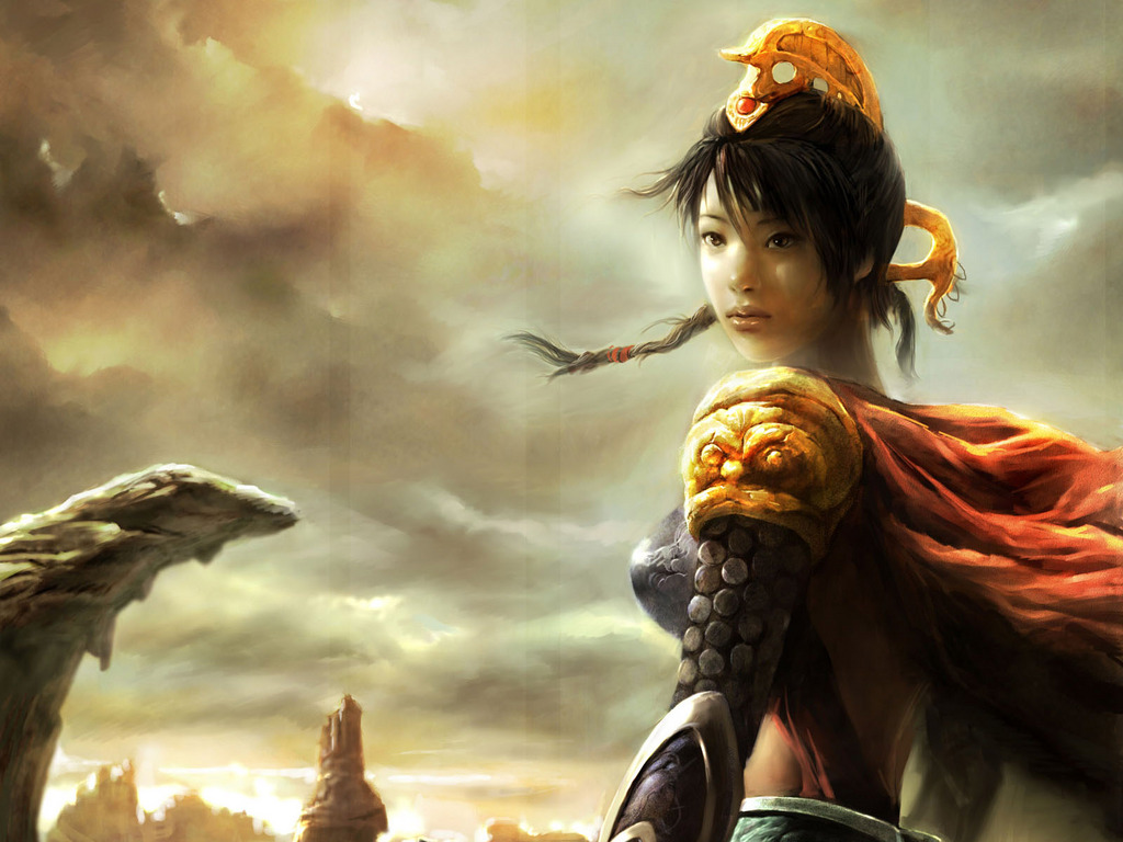 ... Collection: Wallpapers, Images, Screensavers: Fantasy Girl Wallpaper