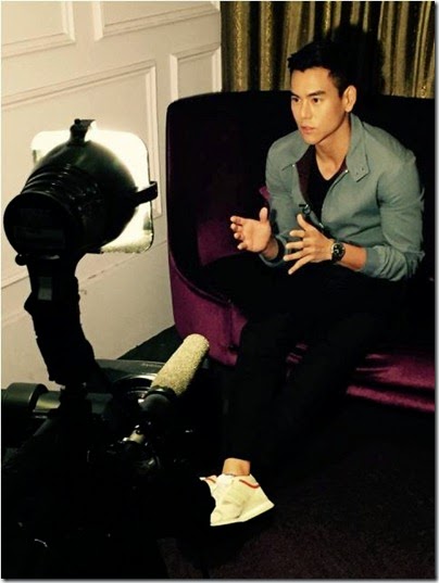 2014.11.09 Eddie Peng during Rise of the Legend - 彭于晏 黃飛鴻之英雄有夢 臺北 01