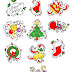 Decorative Christmas elements and gift