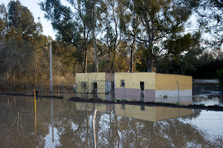 La Corta inundada