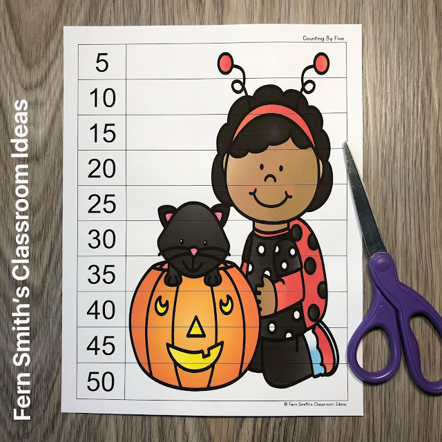 Click Here to Download These Halloween Counting Puzzles For Your Classroom Today!