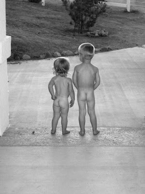 The post in which I post naked pictures of my hillbilly children kids naked