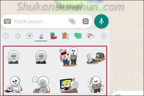 Cara Memindahkan Stiker  LINE ke WhatsApp  Android Sticker 