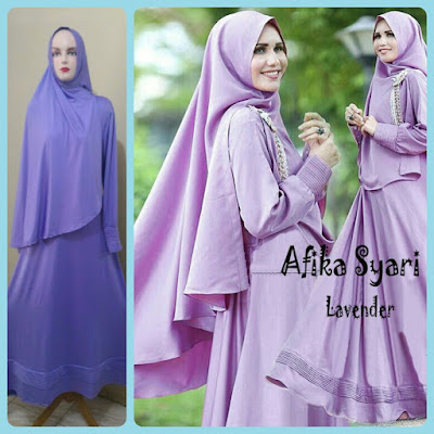 Baju Gamis Syari Afika