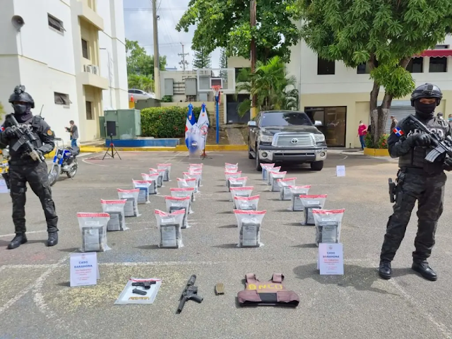 BAHORUCO: DNCD ocupa 168 paquetes de cocaína; hay 7 apresados