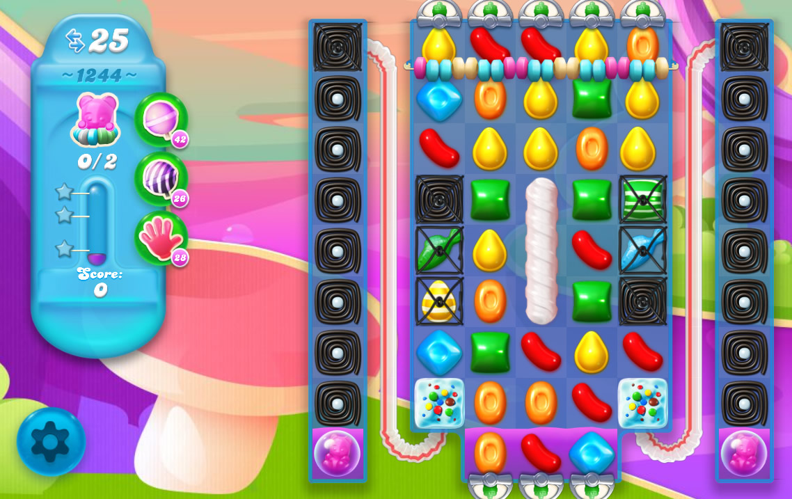 Candy Crush Soda Saga level 1244